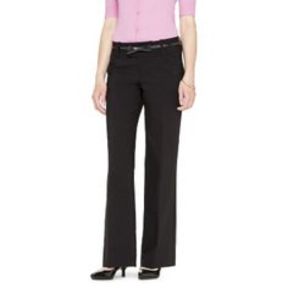 Merona "Modern" Black Trousers